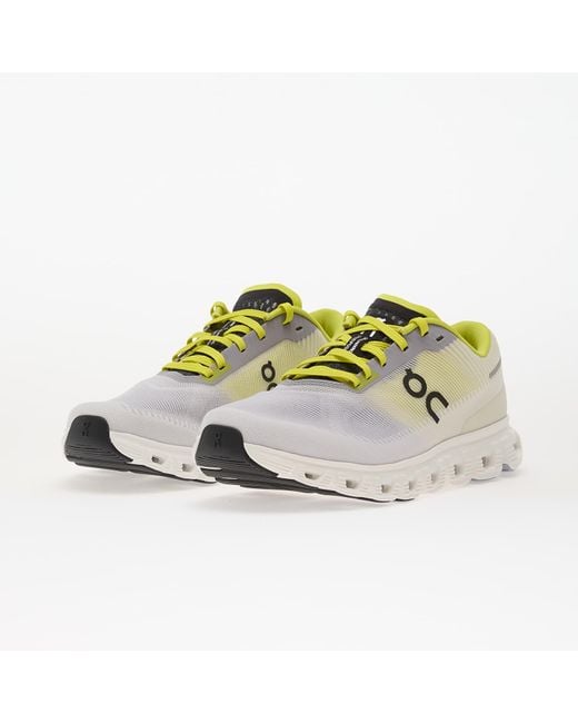 On Shoes White Sneakers M Cloud 6 Push Lilac/ Lime for men