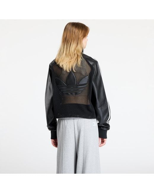 adidas Originals Jacket Adidas X Jeremy Scott Faux Leather Mesh