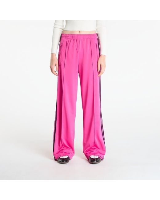Pantaoni Da Ginnastica Adidas Adicoor Cassic Firebird Oose Track Tracksuit Bottoms Semi Ucid Fuchsia di Adidas Originals in Pink