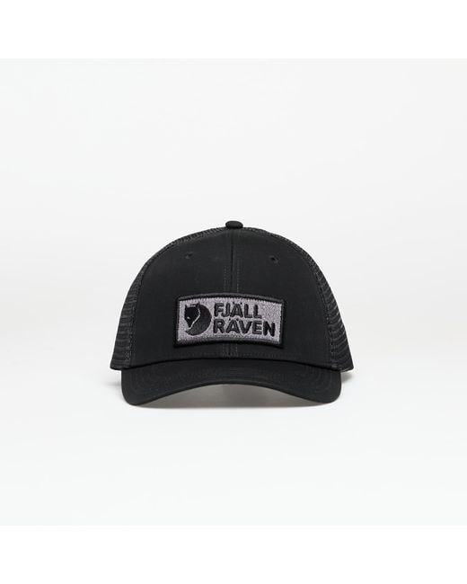 Fjallraven Black Långtradarkeps Cap