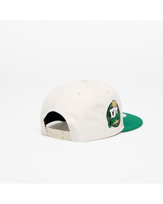KTZ Cap Boston Celtics 9fifty Nba Floral Snapback Cap Stone/ Kelly Green S-m