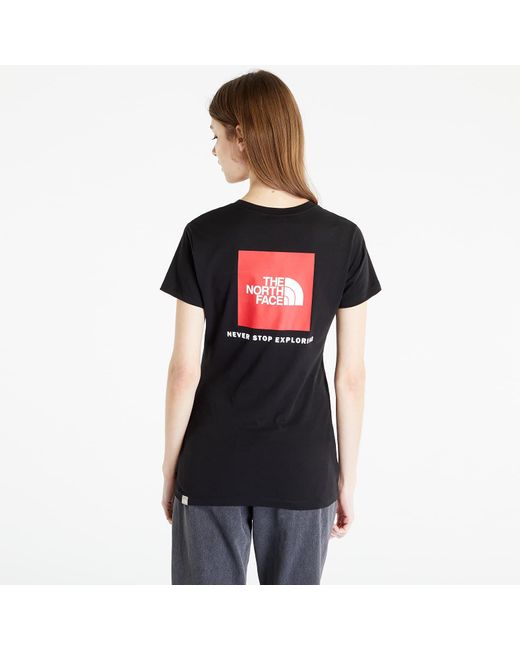 The North Face Black S/s Red Box Tee Tnf / Tnf Red