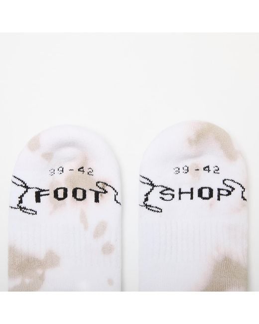 Chaussettes footshop basic crew socks 2-pack 39-42 FTSHP en coloris Pink