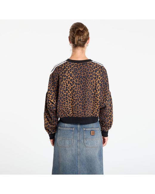 Adidas Originals Sweatshirt Adidas Crew Sweatshirt in het Brown
