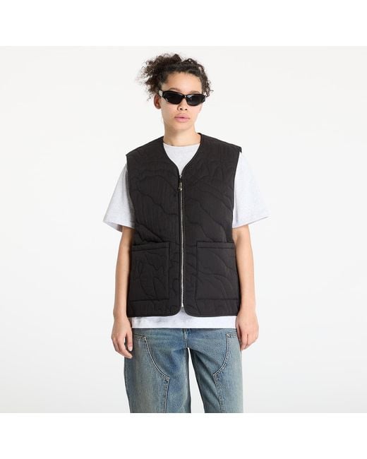 FTSHP Gilet Lining Quilted Vest in het Black