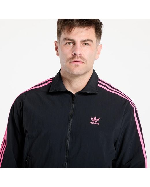 Giacca Adidas Adicolor Woven Firebird Track Top/ Lucid di Adidas Originals in Black da Uomo