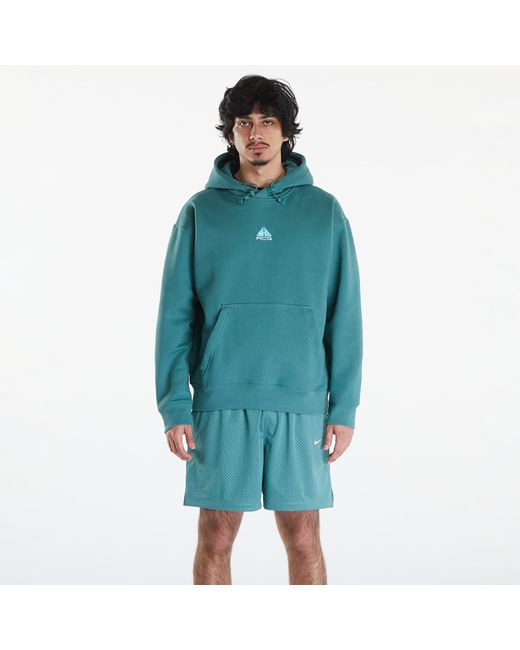 Acg therma-fit fleece pullover hoodie unisex bicoastal/ summit white di Nike in Blue