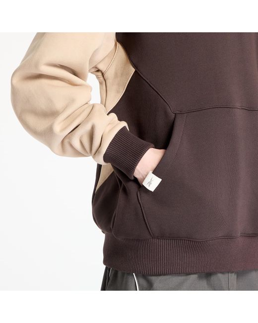 Reebok Brown Sweatshirt Classic French Ter Unearthed Hoodie Tan
