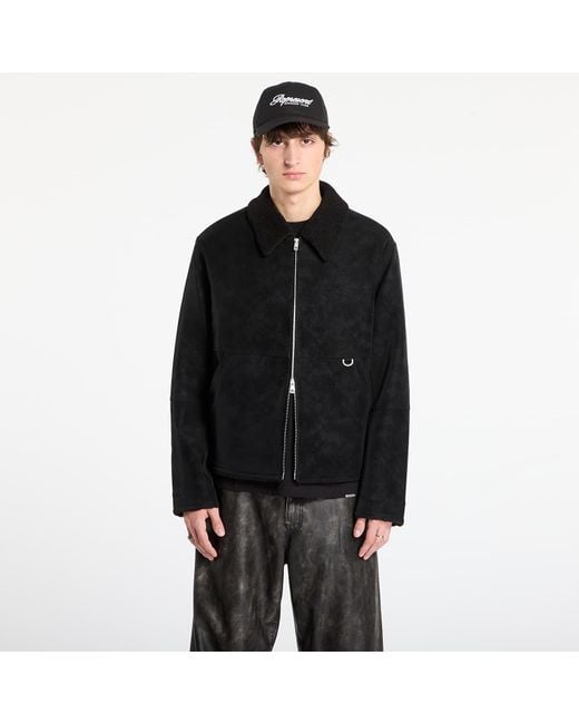 Represent Black Jacket Shearling Jacket for men