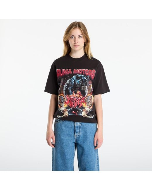 PUMA Black T-Shirt X A$Ap Rocky Motors Tee