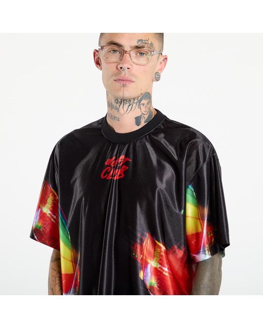 Pleasures Black T-Shirt Daft Club Sport Shirt for men