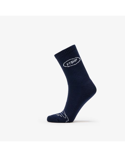 FTSHP Blue Socken Footshop Basic Crew Socks 3-Pack/ Acru