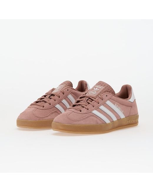 Adidas Originals Sneakers Adidas Gazelle Indoor W Warm Clay/ Ftw/ Gum Eur in het Pink