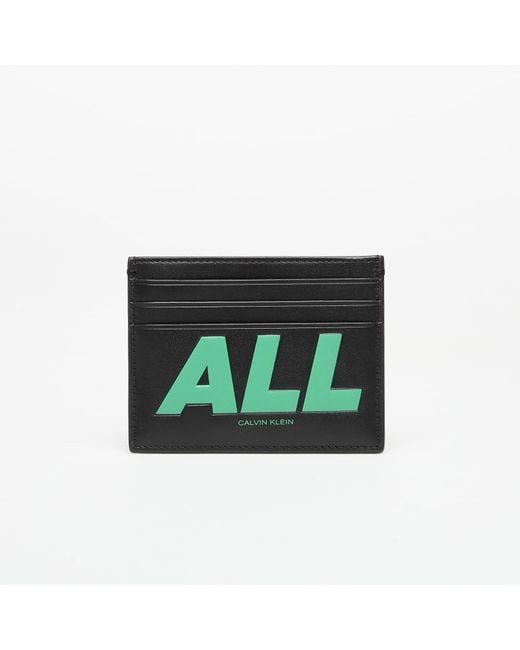 Calvin Klein Green Wallet All Card Case