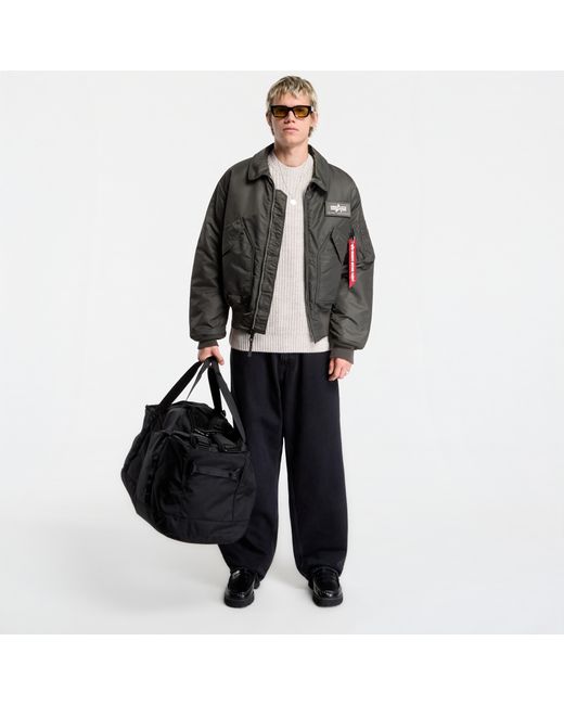 Alpha Industries Black Jacket Cwu-45 Heritage for men