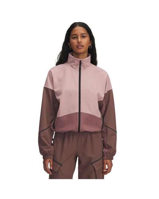 Under Armour Brown Unstoppable Moisture-Managing Performance Training Jacket