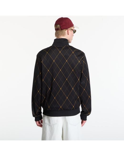 Fred Perry Jas Argyle Track Jacket in het Black voor heren