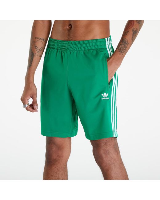 Adidas Originals Adidas Adicolor Firebird Shorts Green/ White for men