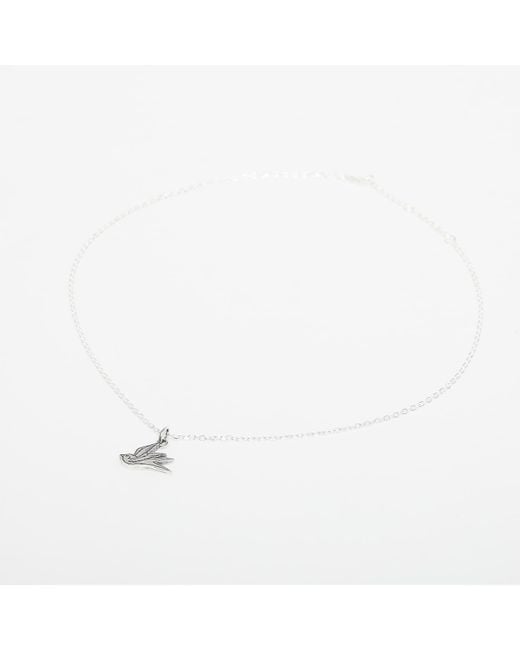 Twojeys White Silhouette Liberty Necklace