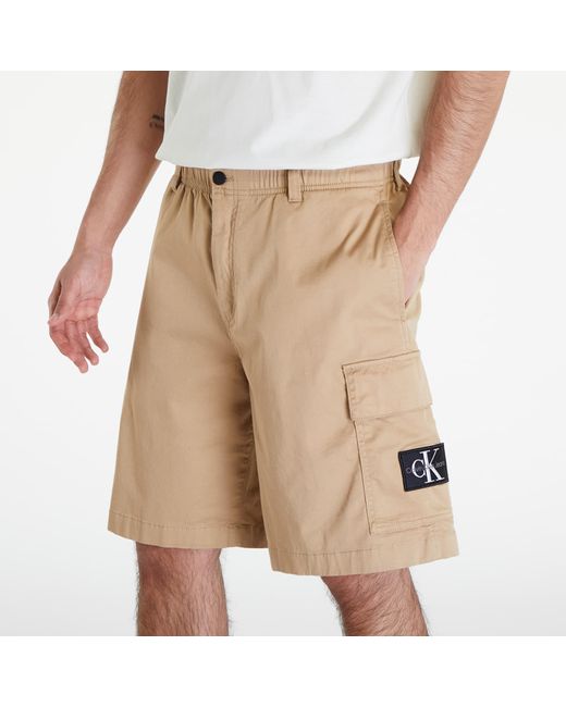 Calvin Klein Natural Jeans Cargo Shorts for men