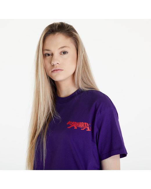 Carhartt Purple T-shirt short sleeve rocky t-shirt unisex m