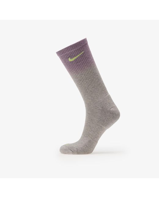 Nike Gray Everyday plus cushioned crew socks 2-pack