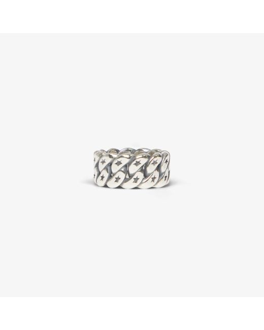 Twojeys White Ring Cuban Monogram Ring