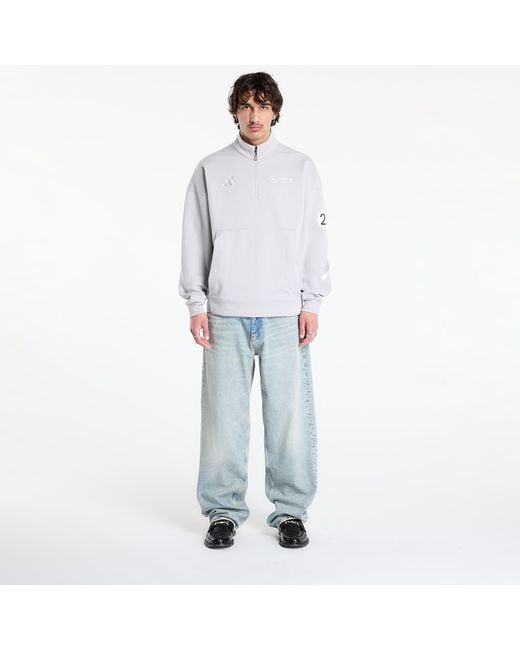 Sweatshirt adidas x mercedes silver half zip l Adidas Originals pour homme en coloris Blue