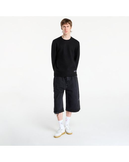 A.P.C. Pullover Edward Jumper in Black für Herren