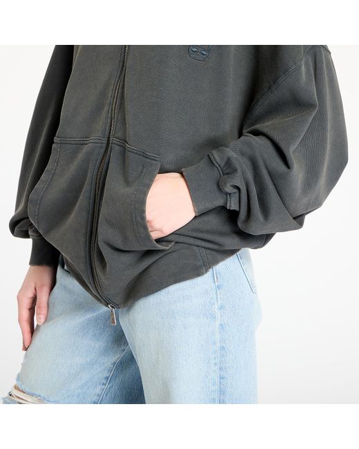 KTZ Gray Sweatshirt Chicago Bulls Washed Full Zip