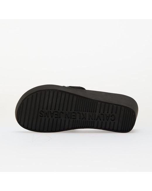 Sneakers Jeans Beach Wedge Slide Ca Eur di Calvin Klein in Black