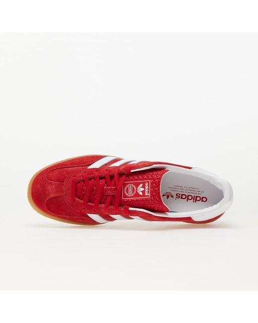 Adidas Red Sports Shoes Gazelle Indoor