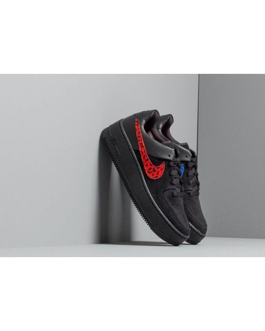 Women's W Air Force 1 Sage Lo Prm Black/ Habanero Red-racer Blue Women's W Air Force 1 Sage Lo Prm Black/ Habanero Red-racer Blue