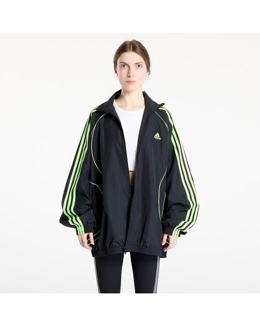 Adidas Originals Blue Jacket Adidas Teamgeist Adicolor Oversized Woven Track Top/ Night