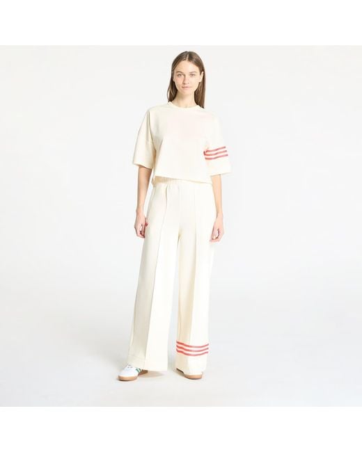 Adidas Originals White Pants Adidas Adicolor Neuclassics Trackpant Cream/ Real Coral