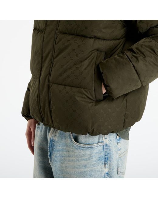 Daily Paper Green Jacket Monogram Puffer Jacket