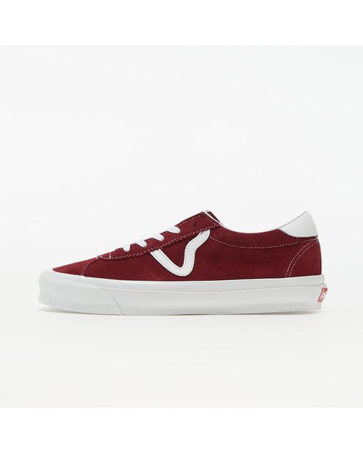 Vans Og Epoch Lx (suede) Pomegranate/ True White in het Rood - Lyst