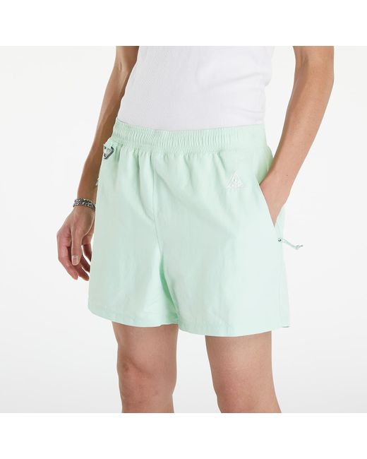 Nike Shorts acg "reservoir goat" 5" shorts vapor green/ summit white m in Blue für Herren