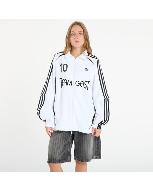 Adidas Originals White Jacke Adidas Adilenium Season 4 Teamgeist Oversized Track Top