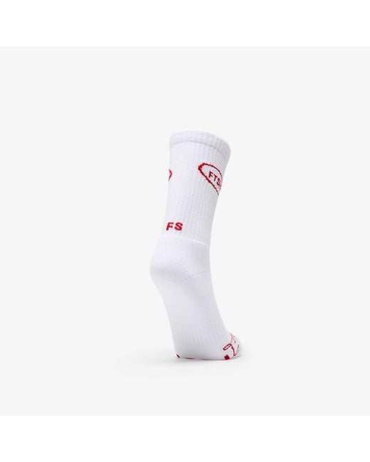 Chaussettes footshop basic crew socks 3-pack 39-42 FTSHP en coloris White