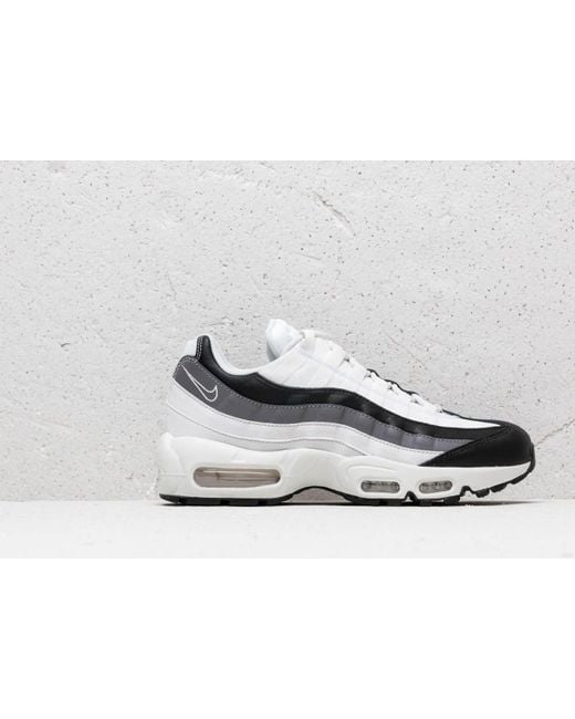 Nike Leather Wmns Air Max 95 Black Gunsmoke platinum Tint nike air max 95 pink satin $66.00