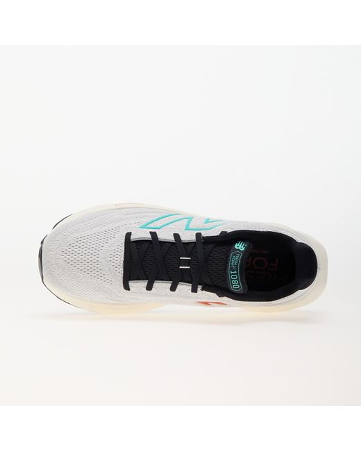 New Balance White Sneakers 1080 V13 Matter/ Cyber Jade Eur for men
