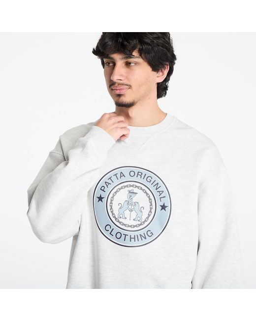 PATTA White Sweatshirt Marina Crewneck Sweater