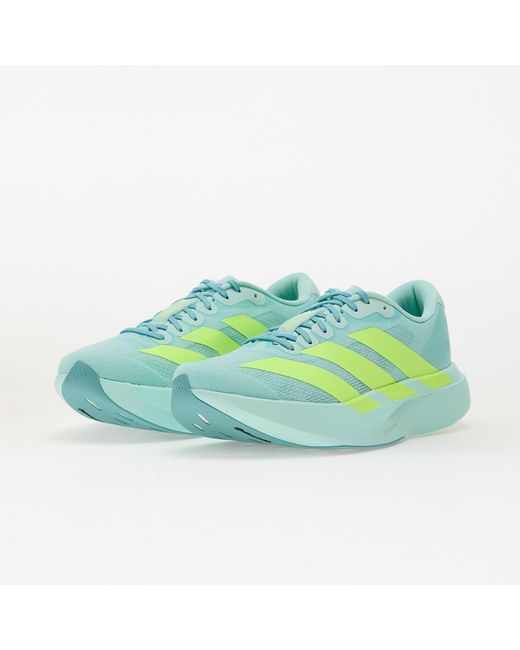 Adidas Originals Green Sneakers Adidas Adizero Evo Sl Semi Flash Aqua/ Lucid Lemon/ Mint Ton Eur