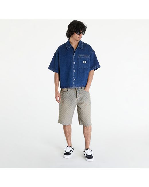Calvin Klein Jeans Relaxed Short Sleeve in het Blue voor heren