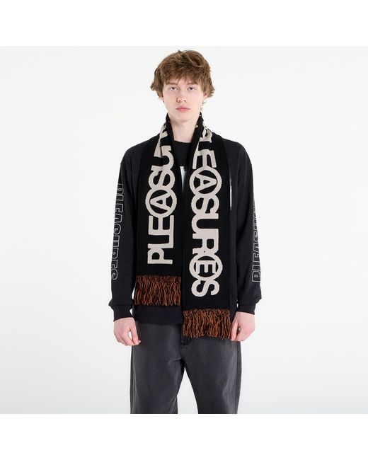 Sciarpa Zine Scarf di Pleasures in Black