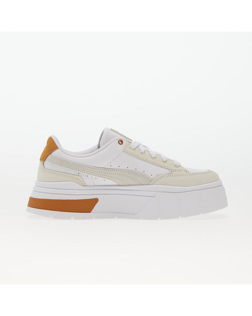 PUMA White Mayze Stack Luxe Wns -frosted Ivory