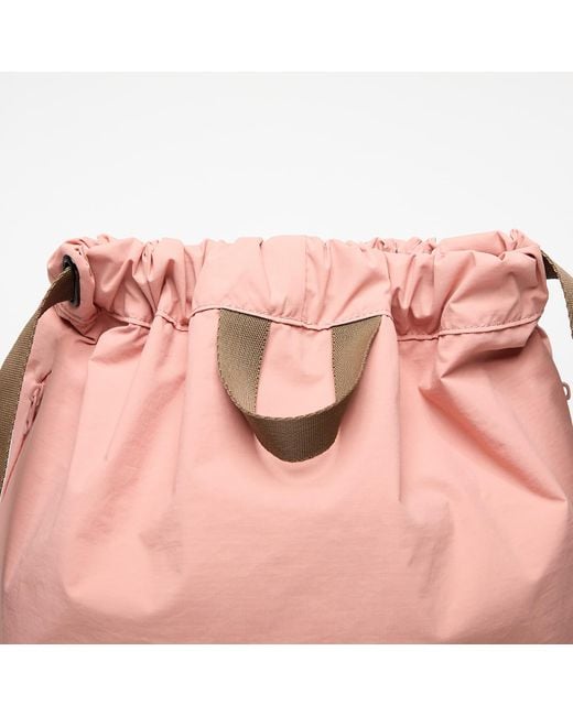 Adidas Originals Pink Gymsacks Adidas X Stella Mccartney Gym Sack Light Rosewood/ Moss