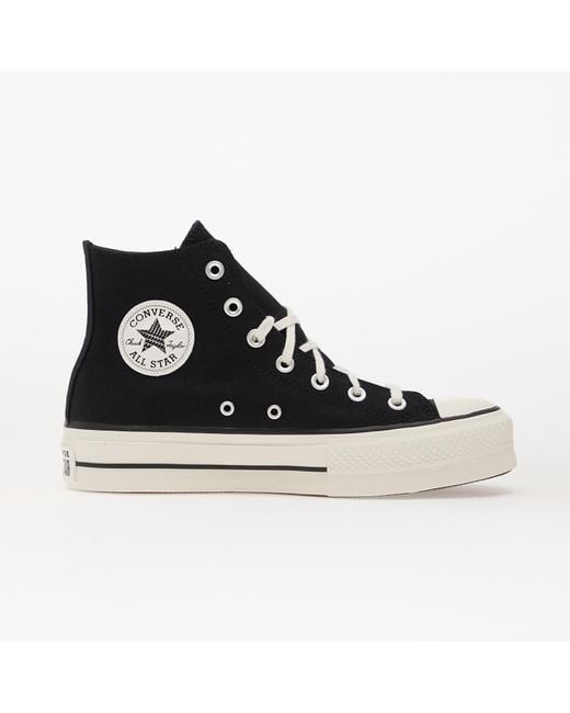 Converse Sneakers Chuck Taylor All Star Lift Platform Floral Patchwork Hi/ Sunny Angle Eur in het Black