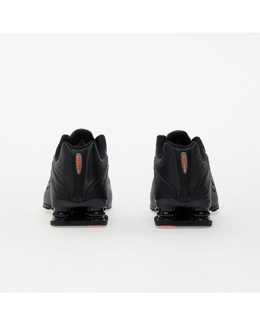 Nike Shox r4 black/ black-black-max orange